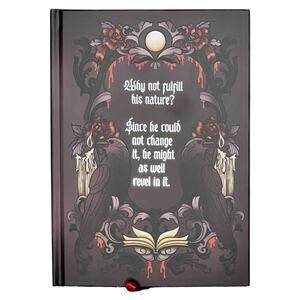 OwlCrate The Vampire Diaries Lined Journal - L.J. Smith August 2025 YA Box Item